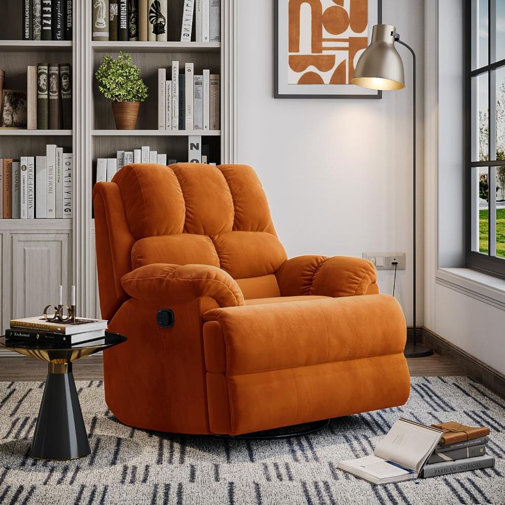 Wakefit Virelia Rocking Revolving Recliner Single Seater