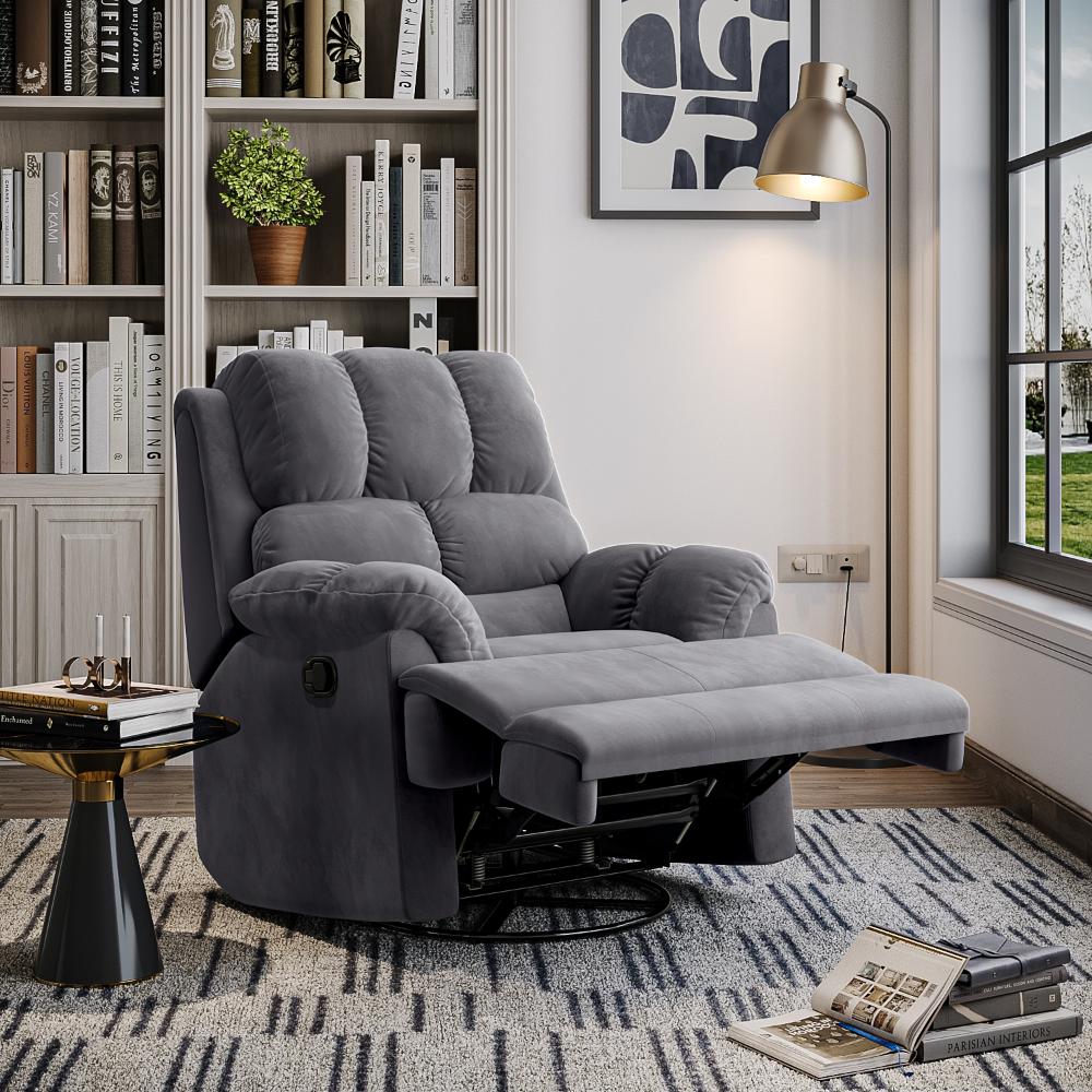 Wakefit Virelia Rocking & Revolving Recliner - Single Seater