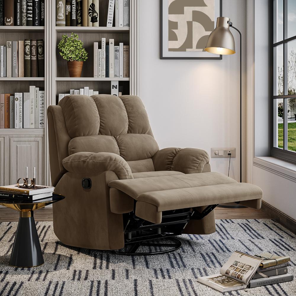 Wakefit Virelia Rocking & Revolving Recliner - Single Seater