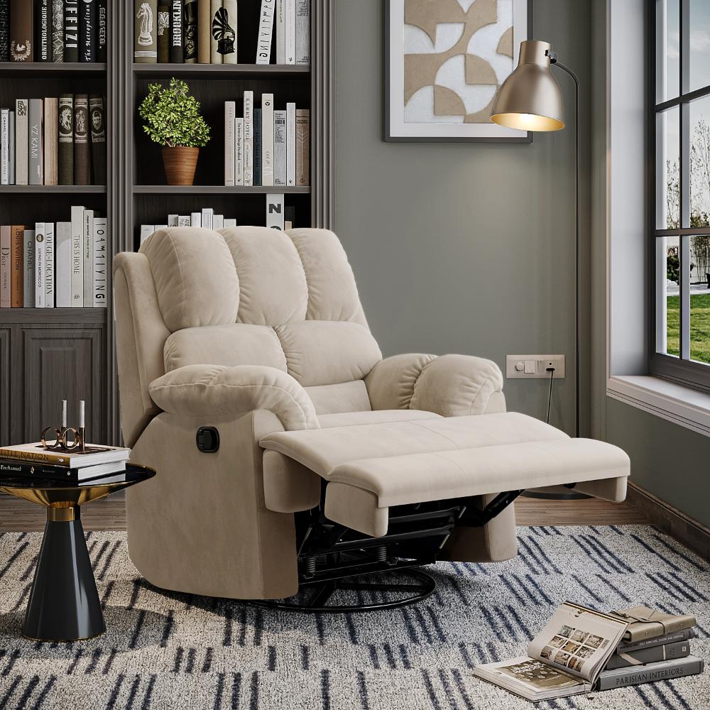 Wakefit Virelia Rocking & Revolving Recliner - Single Seater