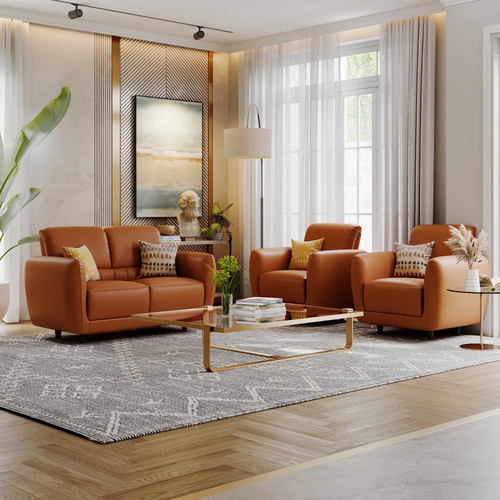 Wakefit Solomon Sofa Set (2+1+1) Seater