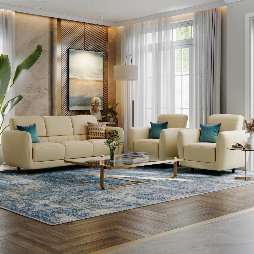 Wakefit Solomon Sofa Set (3+1+1) Seater