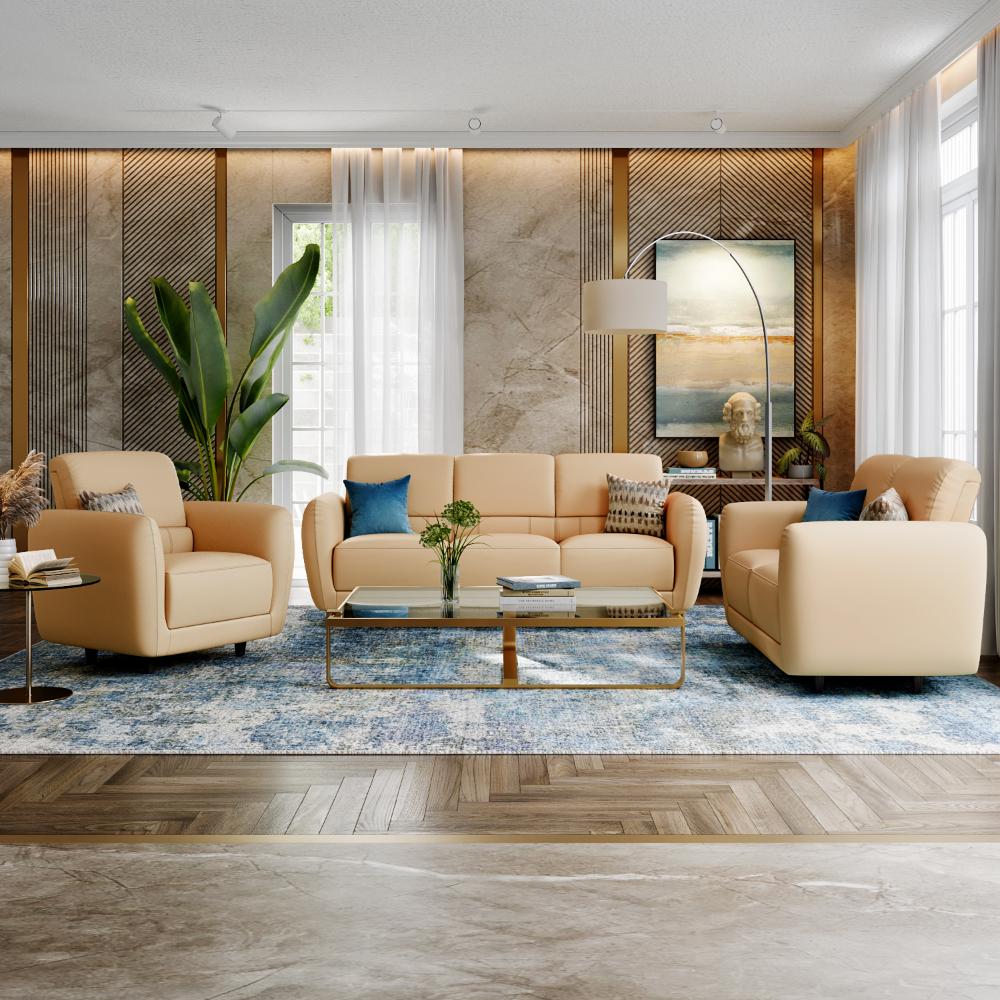 Wakefit Solomon Sofa Set (3+2+1) Seater