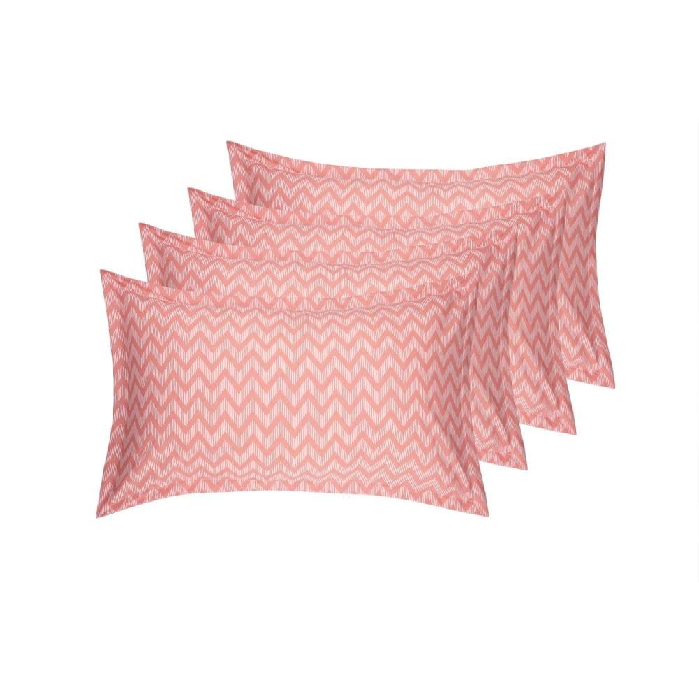 100% Cotton Pillow Cover | Standard Size 27x18 Inch | Set Of 4 | 160 TC | Bekky
