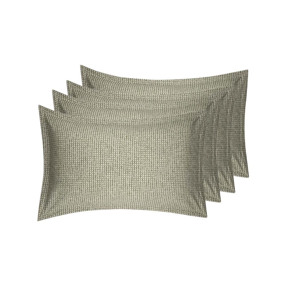 100% Cotton Pillow Cover | Standard Size 27x18 Inch | Set Of 4 | 160 TC | Buffey