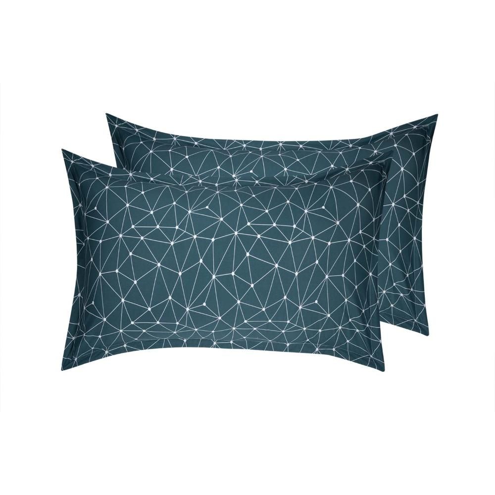 100% Cotton Pillow Cover | Standard Size 27x18 Inch | Set Of 2 | 160 TC | Michele