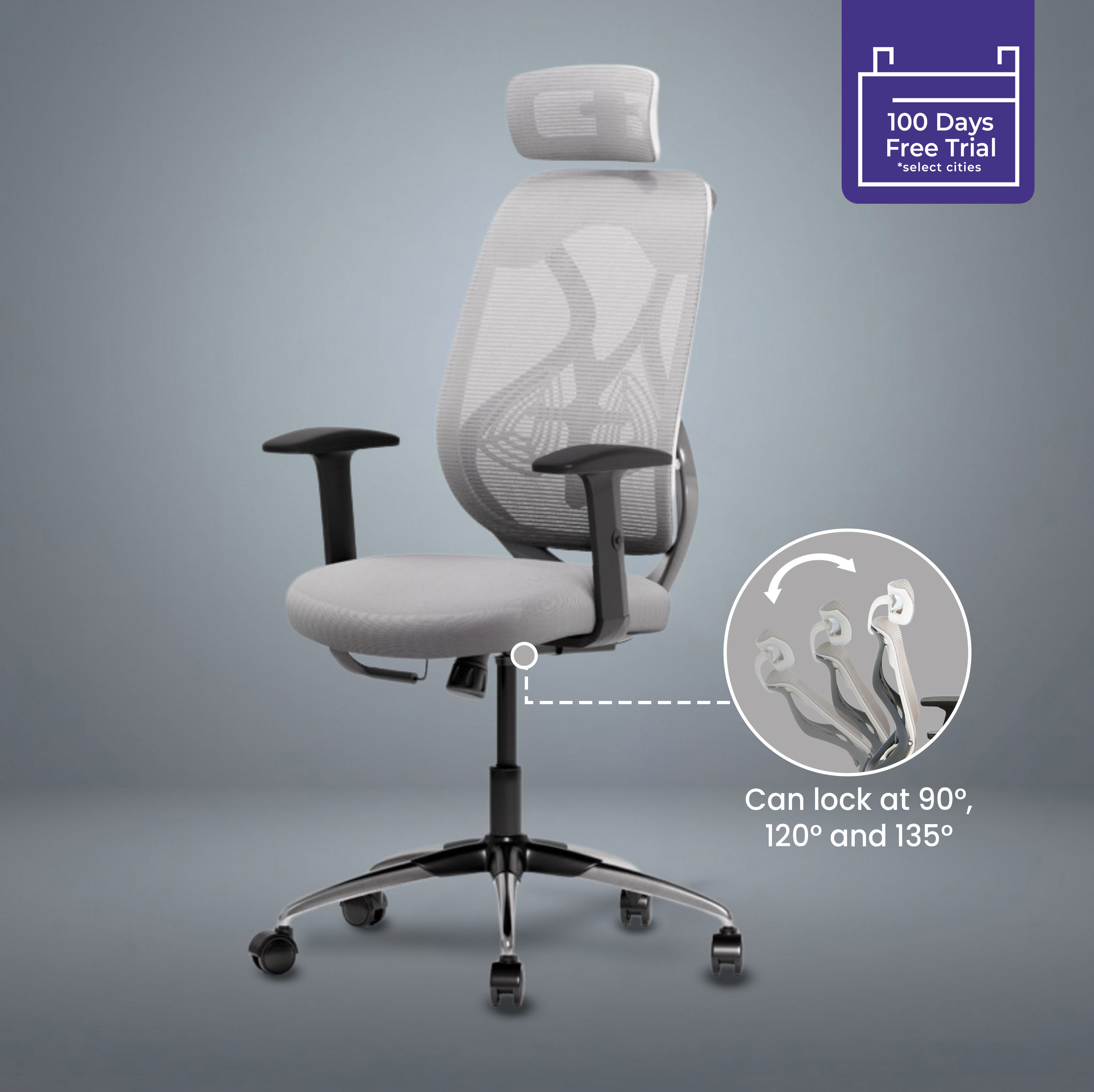 Office Chairs: Buy High Back Ergonomic Office chairs Online at