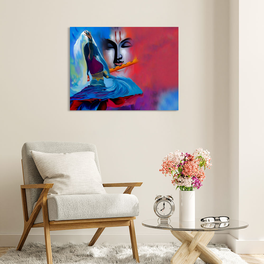 Canvas Wall Painting | 24x18 Inch | Set of 1 | For Living Room, Bedroom & Office Decor | Gifting Option | Cosmic Drift