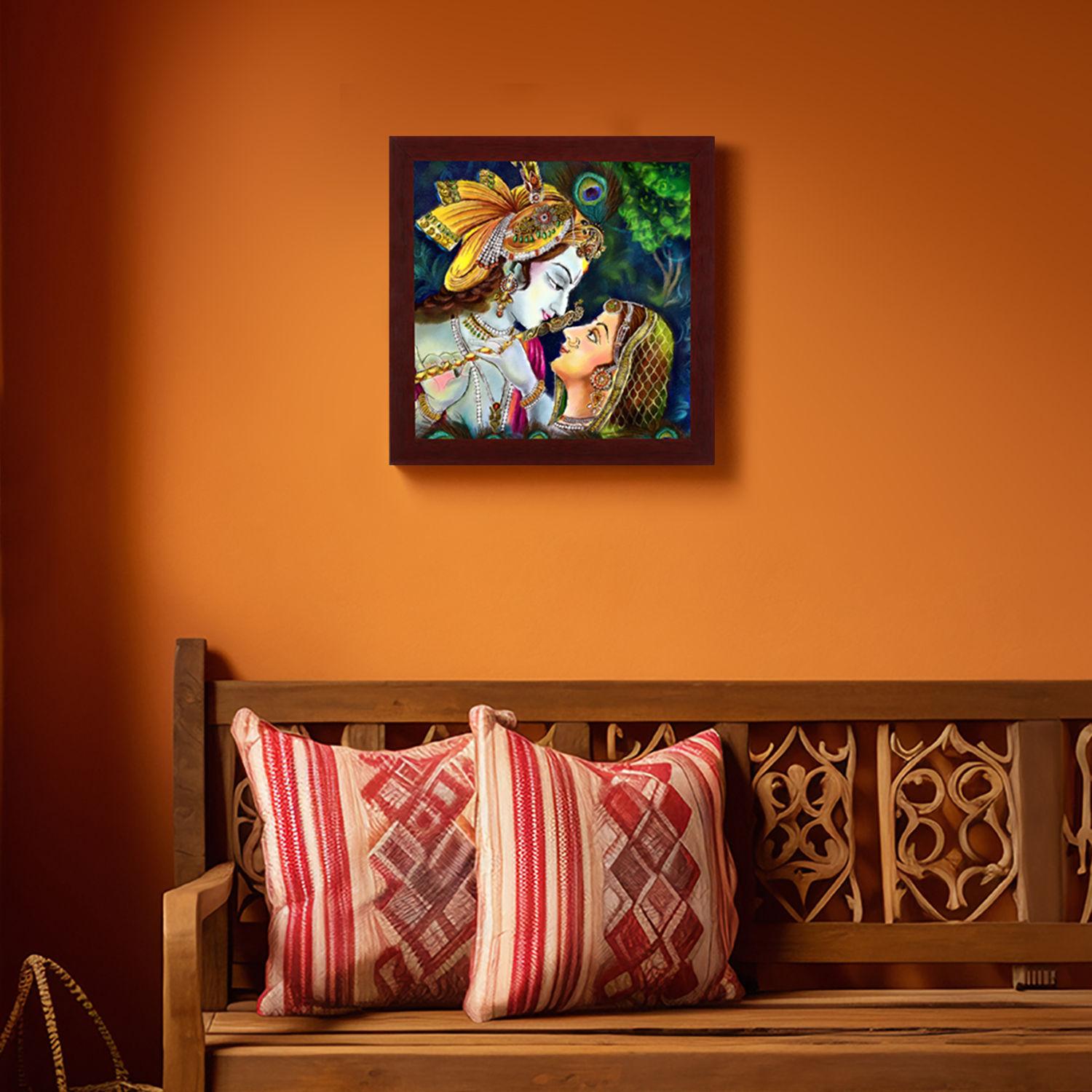 MDF Picture Frame | 10x10 Inch | Set of 1 | For Living Room, Bedroom & Office Decor | Gifting Option | Eternal Echoes