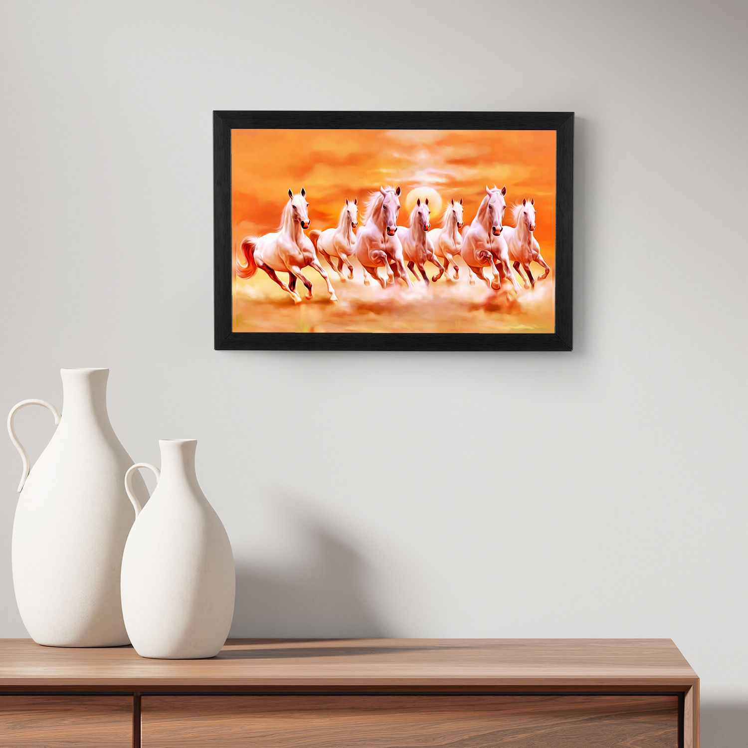 MDF Picture Frame | 18x12 Inch | Set of 1 | For Living Room, Bedroom & Office Decor | Gifting Option | Gallop of Freedom