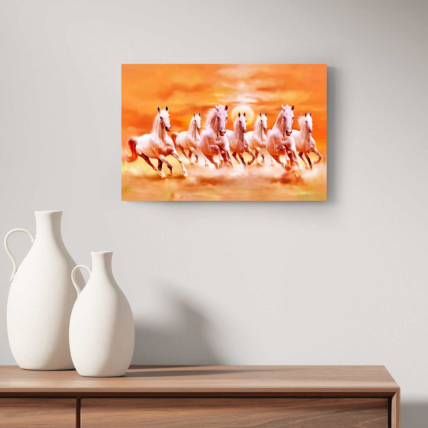 MDF Vinyl | 18x12 Inch | Set of 1 | For Living Room, Bedroom & Office Decor | Gifting Option | Gallop of Freedom