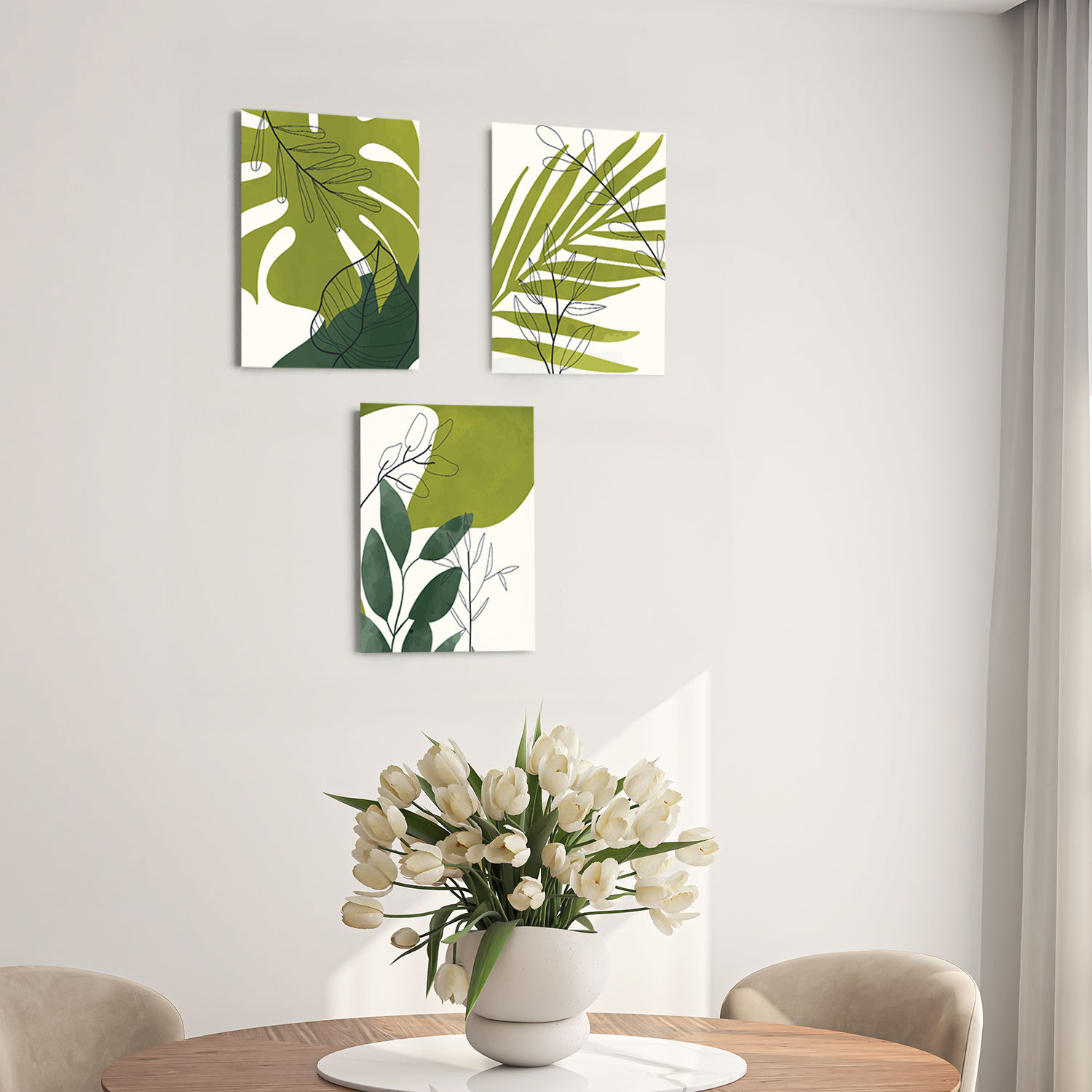 Tropical Delight Vinyl Set of 3 (9X11) Inch