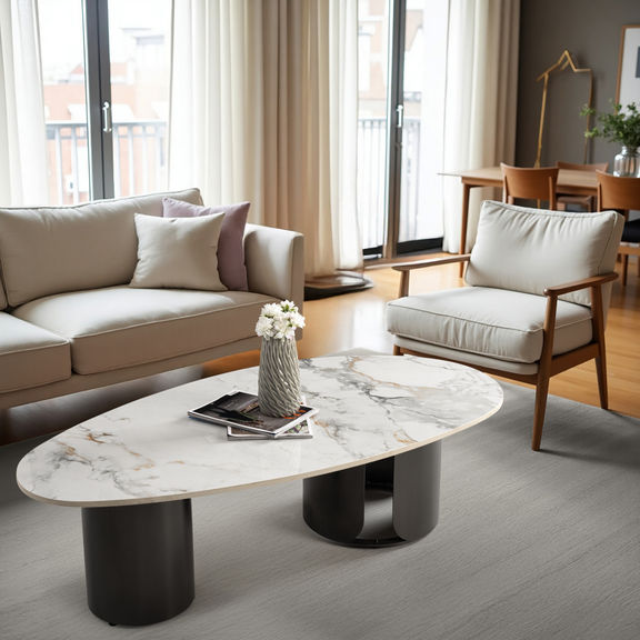  Preanger Coffee Table - Amphora White