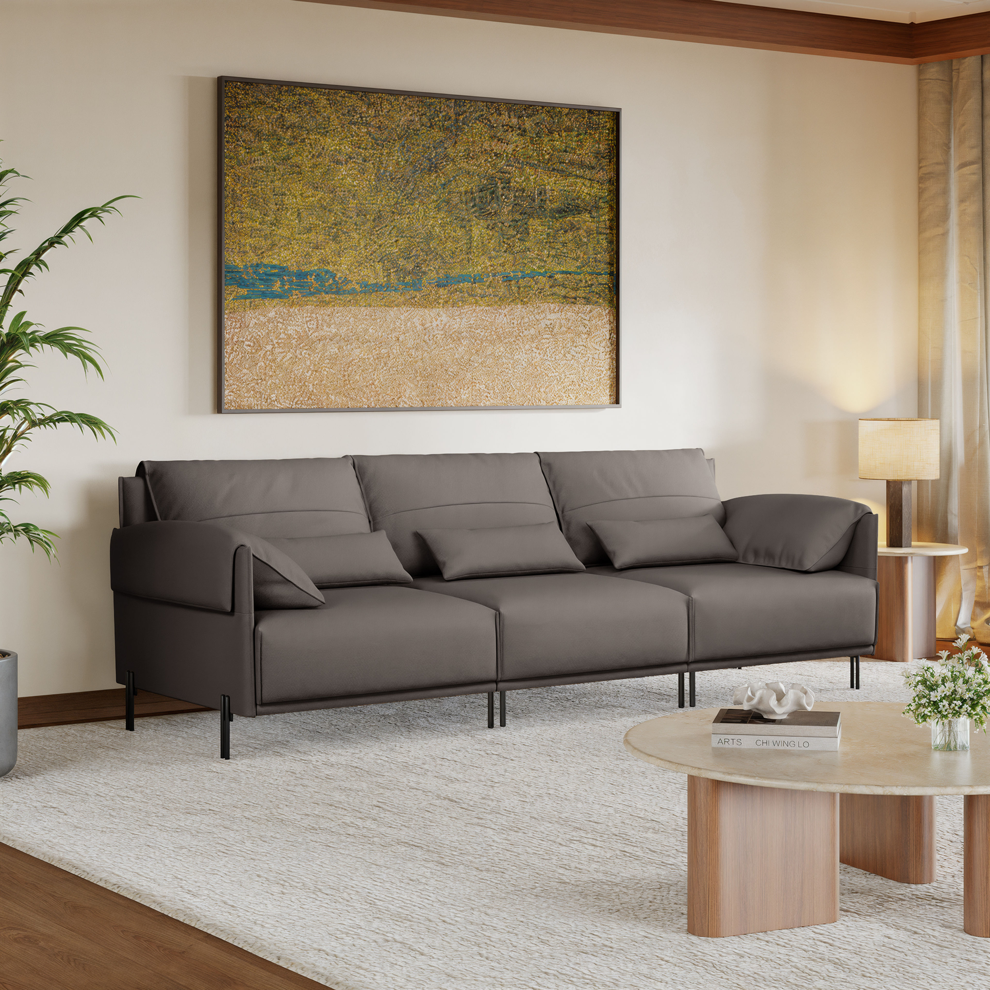 Wakefit Somelle Sofa - Three Seater