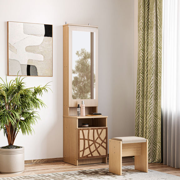 Azha Engineered Wood Dressing Table