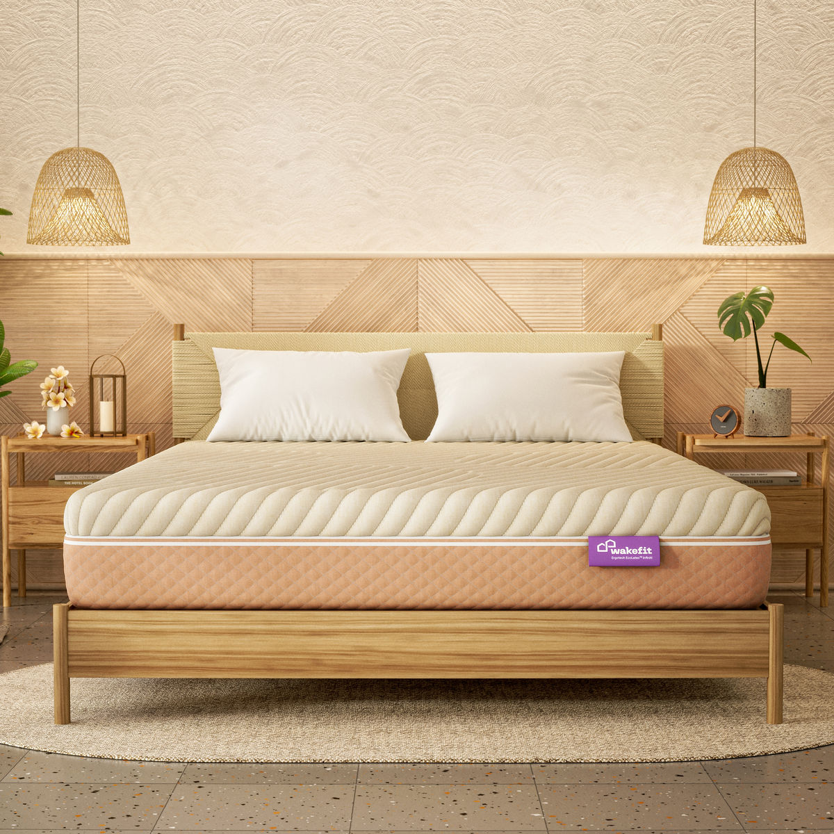 Buy Wakefit Latex Infiniti Mattress – Firm Support Premium Natural