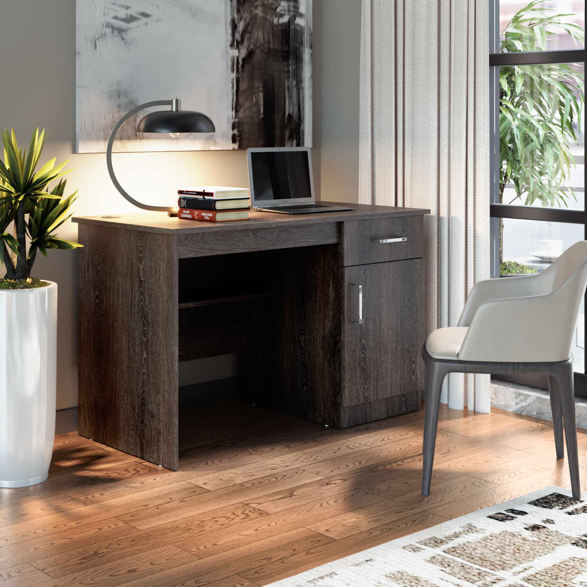 Wakefit Athena Study Table - Napa Oak