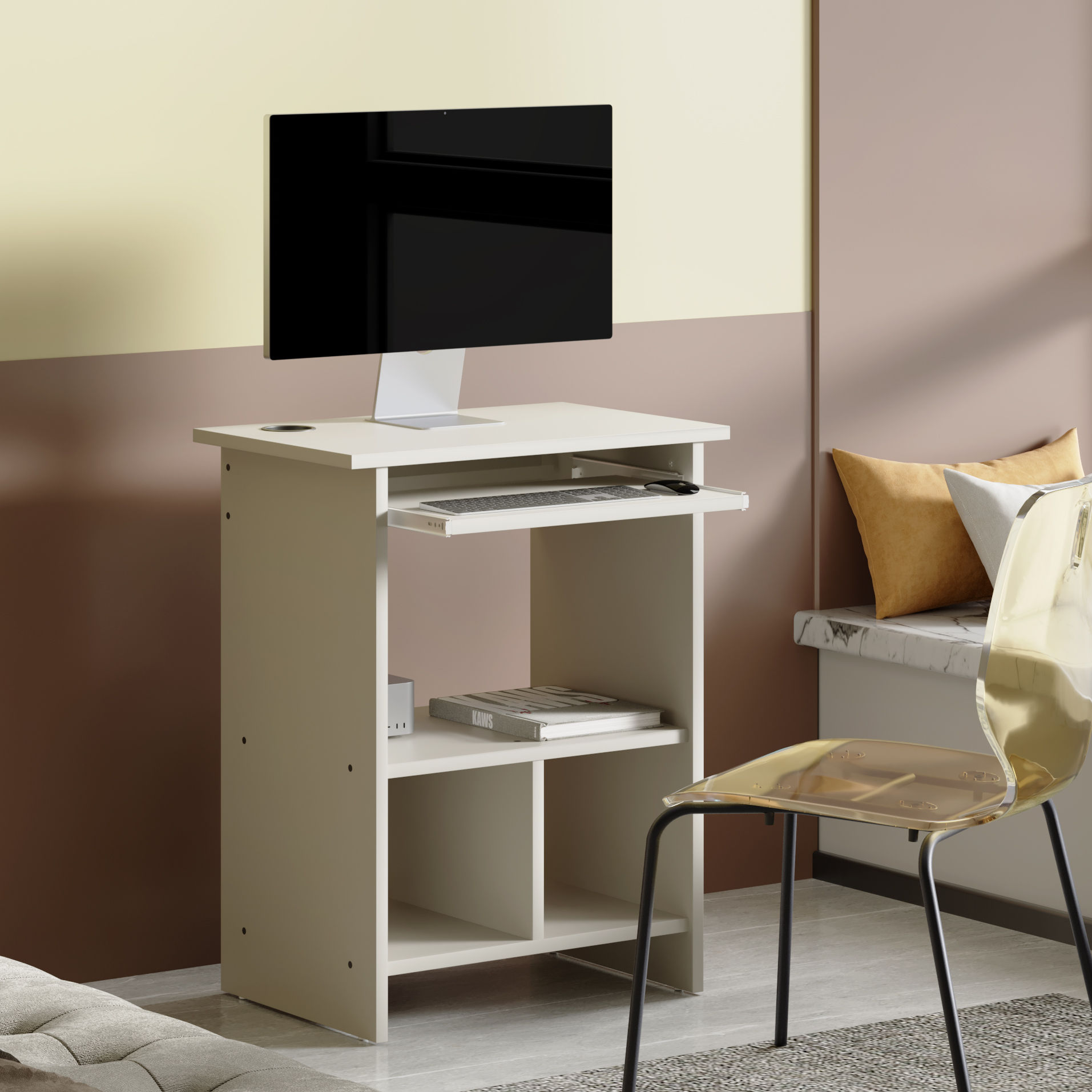 Wakefit Cursa Study Table - Pumic Grey