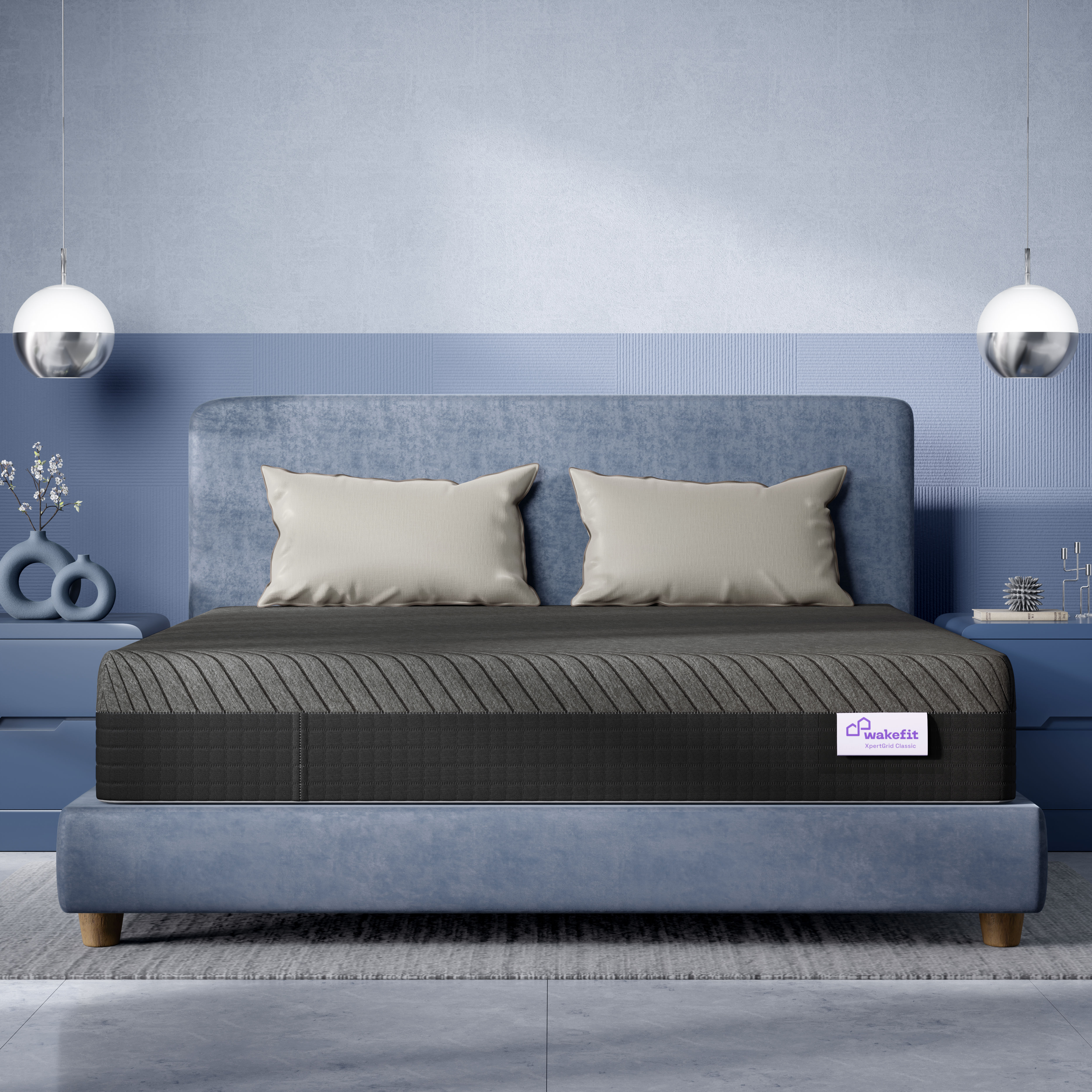 Wakefit XpertGrid Classic Mattress | Adaptive Cooling Grid | 10 Years Warranty