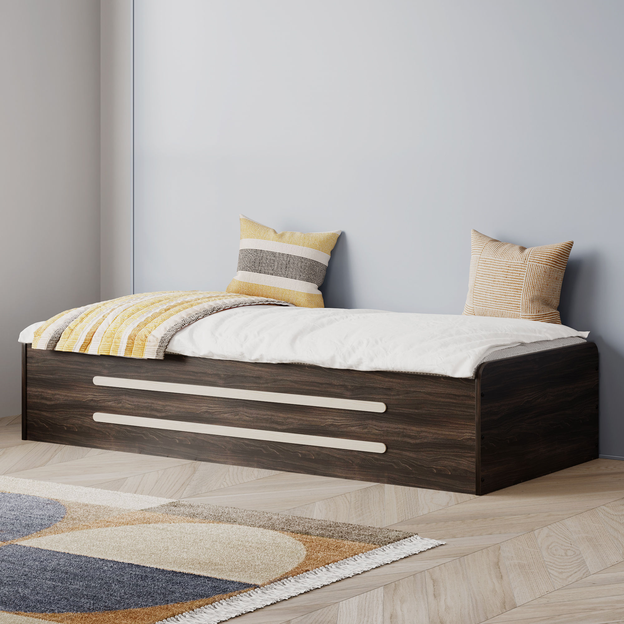 Wakefit Altaira Engineered Wood Diwan With Storage