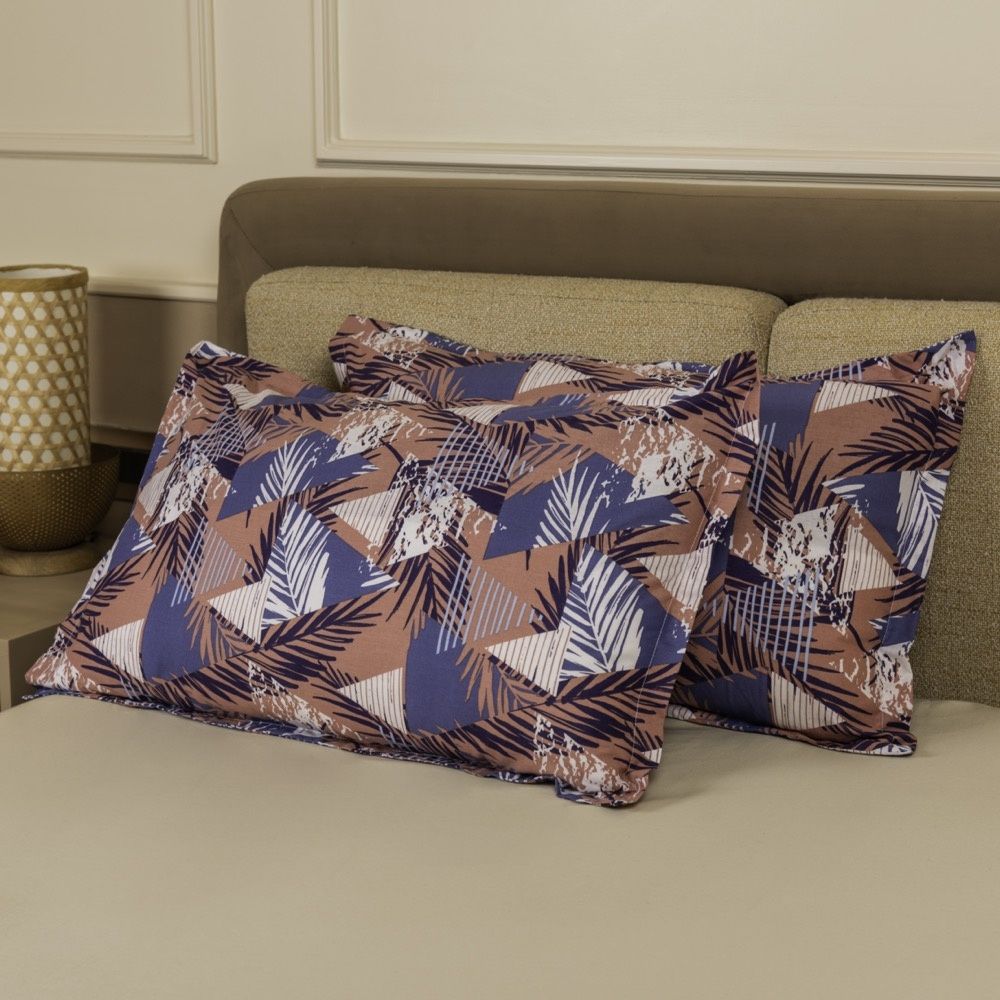100% Cotton Pillow Cover | Standard Size 27x18 Inch | Set Of 2 | 144 TC | Mambo