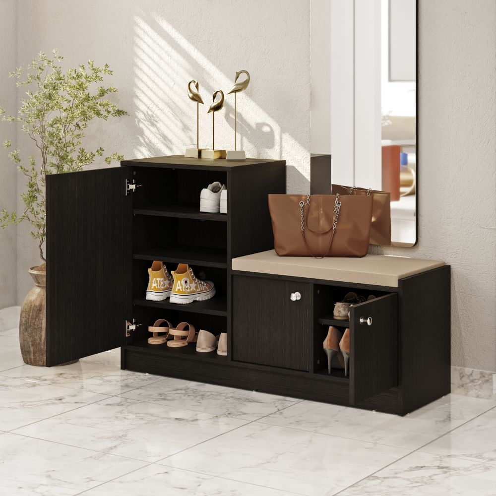 Wakefit Nervia Shoe Rack (Wenge)
