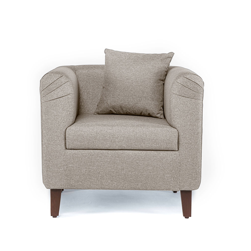 Wakefit Miami Sofa - 1 Seater - Omega Pearl