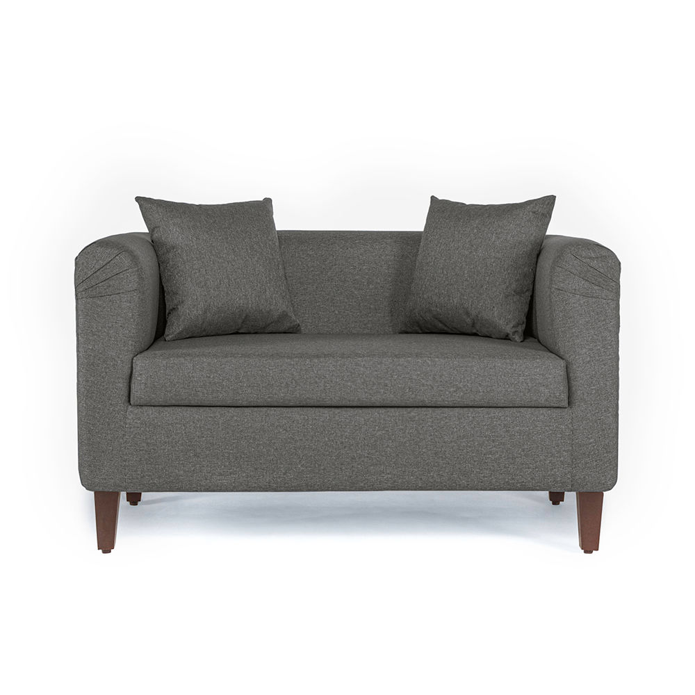 Wakefit Miami Sofa - 2 Seater - Omega Grey