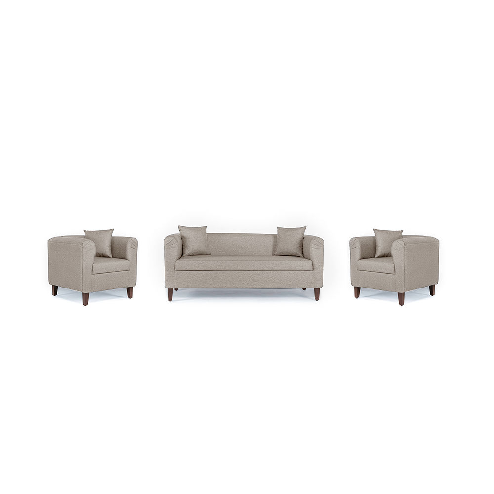 Wakefit Miami Sofa - 3+1+1 Seater - Omega Pearl