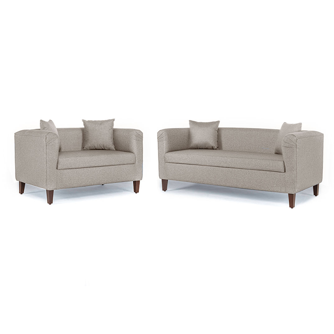 Wakefit Miami Sofa - 3+2 Seater - Omega Pearl