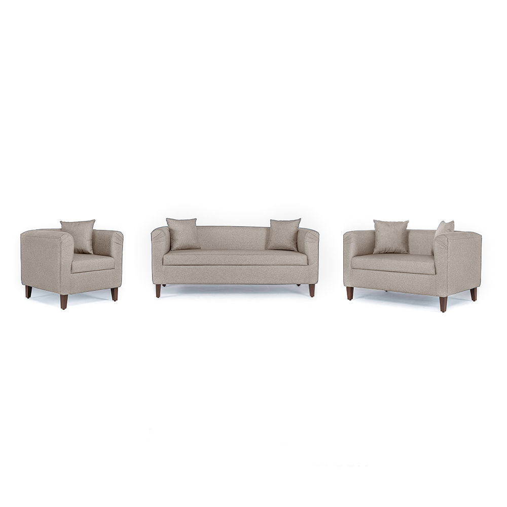 Wakefit Miami Sofa - 3+2+1 Seater - Omega Pearl