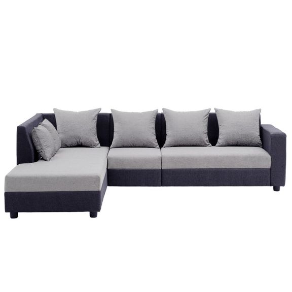  Skiver L Shape 6 Seater Sofa Set (3 Seater + Left Aligned Chaise)
