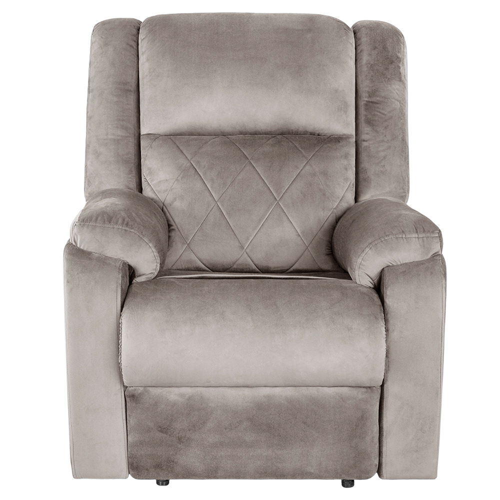 Wakefit Empress Recliner - 1 Seater - Velvet Stone