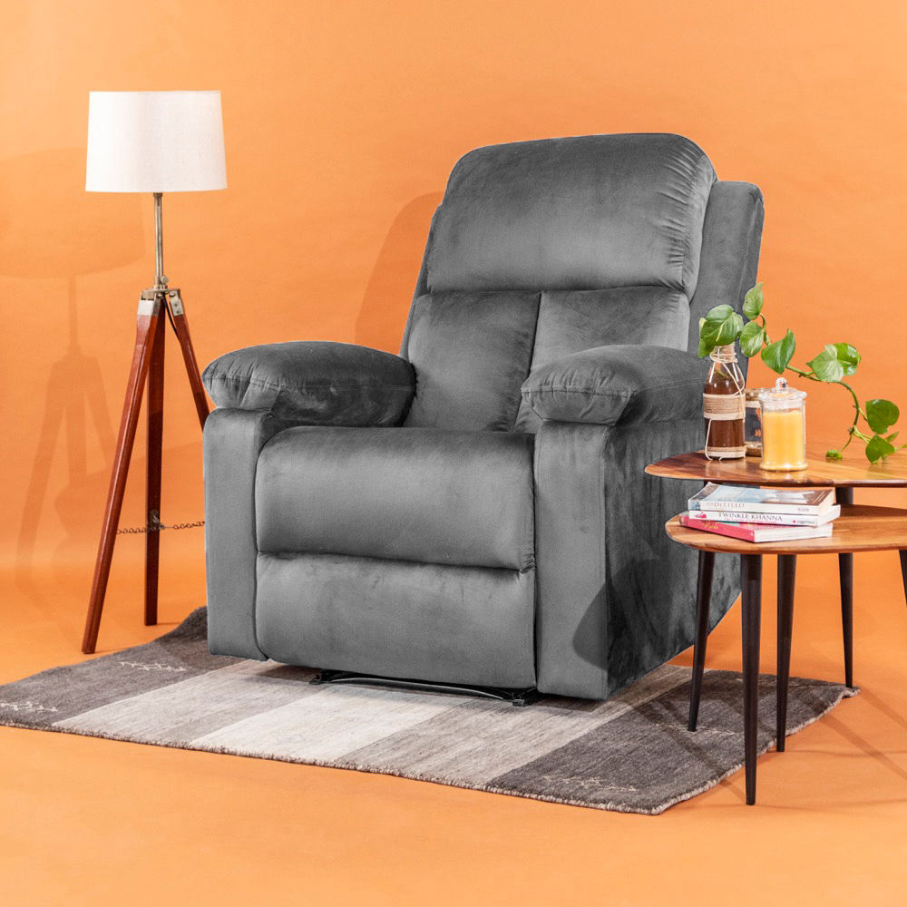 Wakefit Stargazer Recliner - 1 Seater - Space Grey