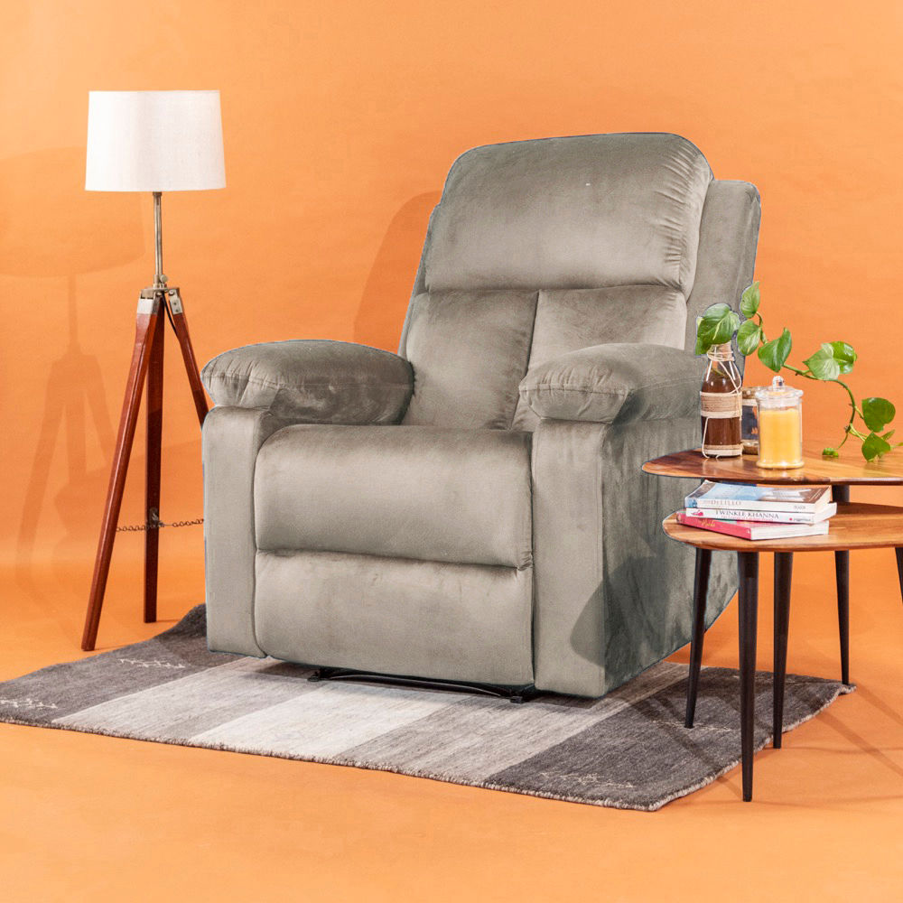 Wakefit Stargazer Recliner - 1 Seater - Tuscan Tan