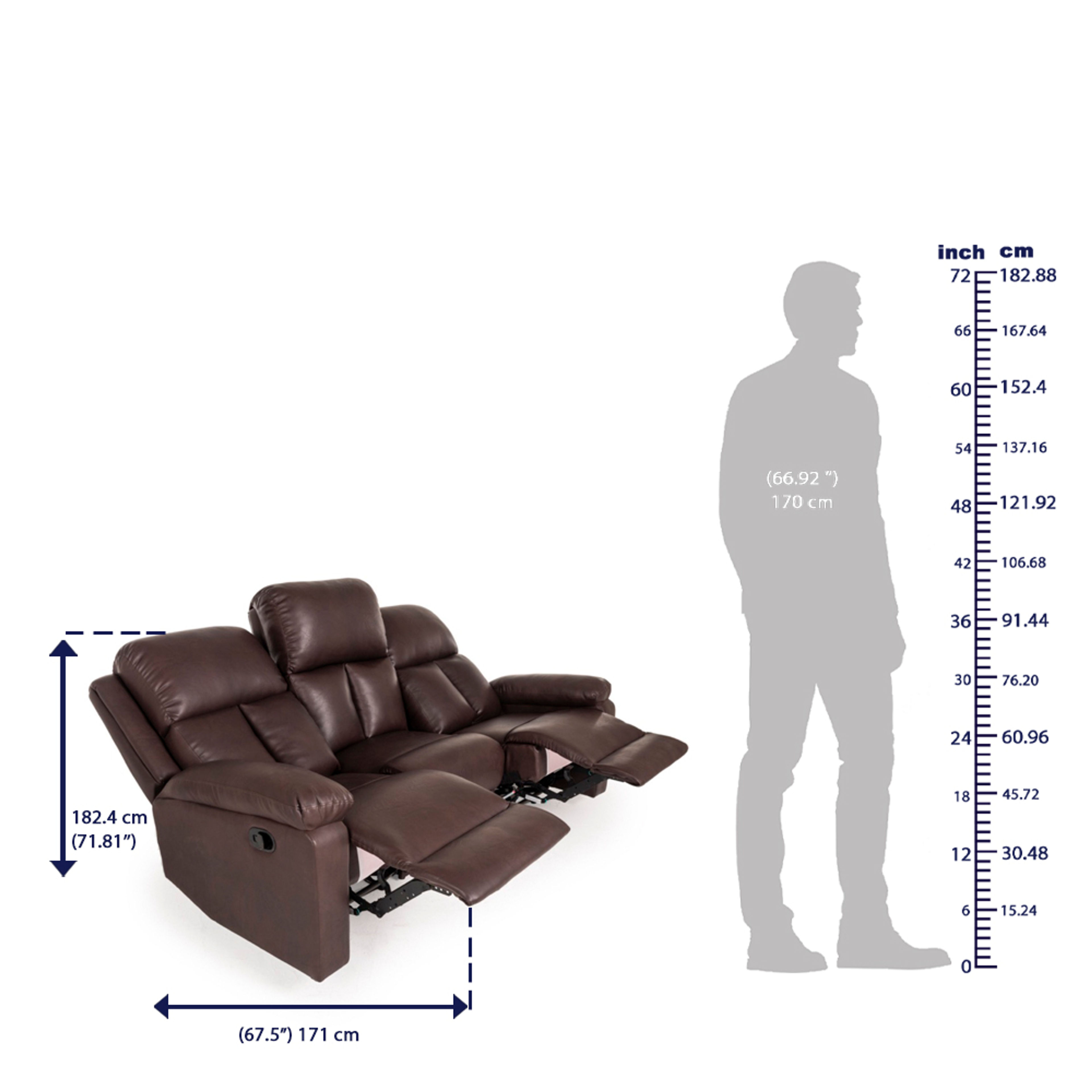 Recliners: Buy Stargazer Recliner sofa Online at Best prices - Main Image