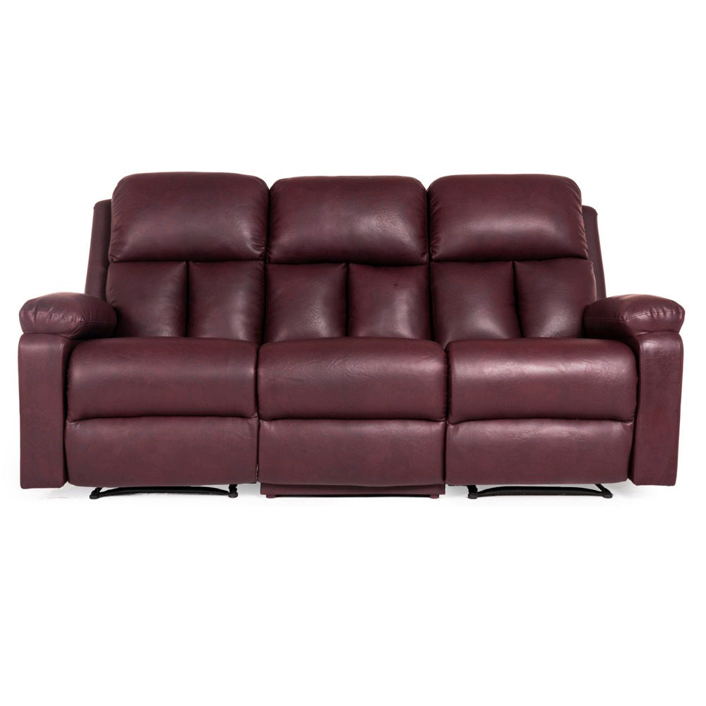Wakefit Stargazer Recliner - 3 Seater - Sangria