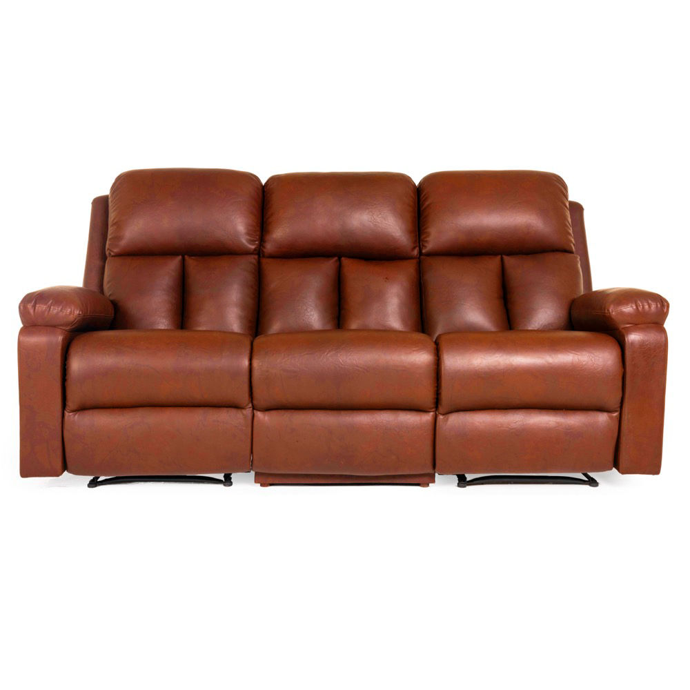 Wakefit Stargazer Recliner - 3 Seater - Tan
