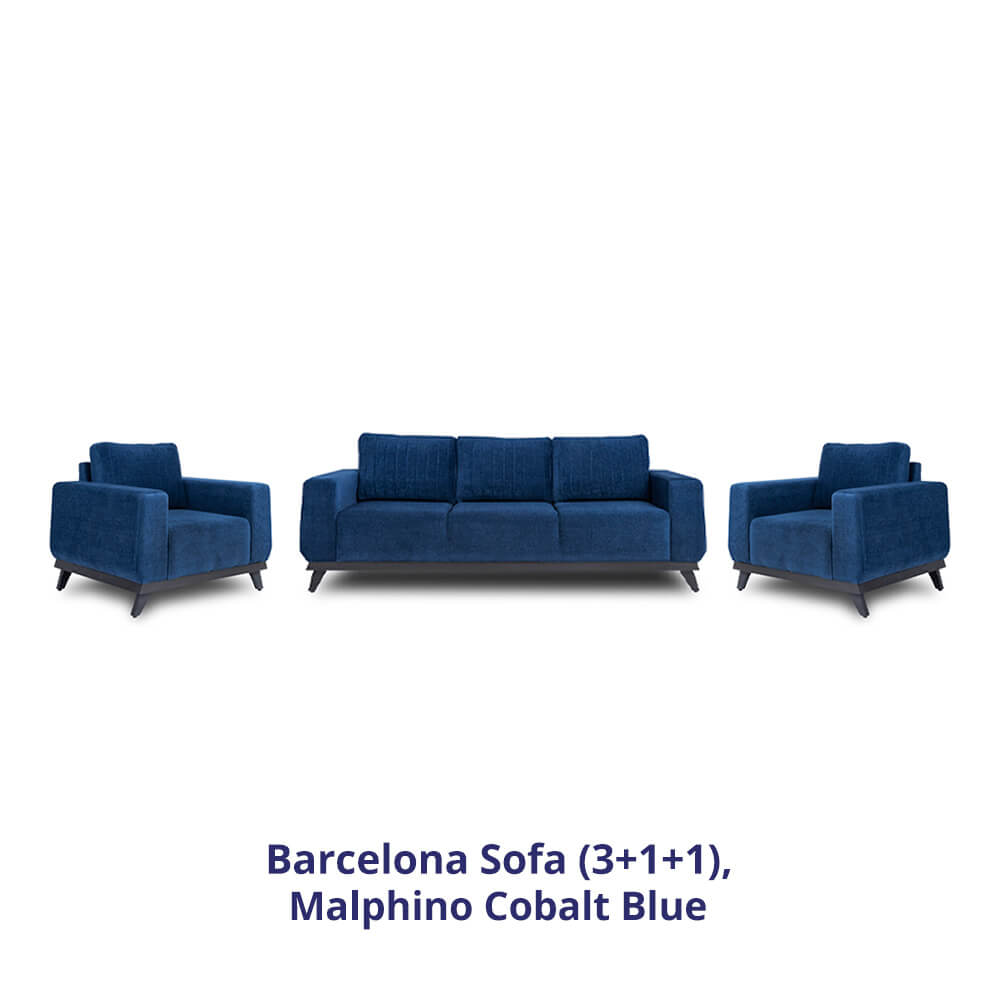 Wakefit Barcelona Sofa Set (3+1+1)