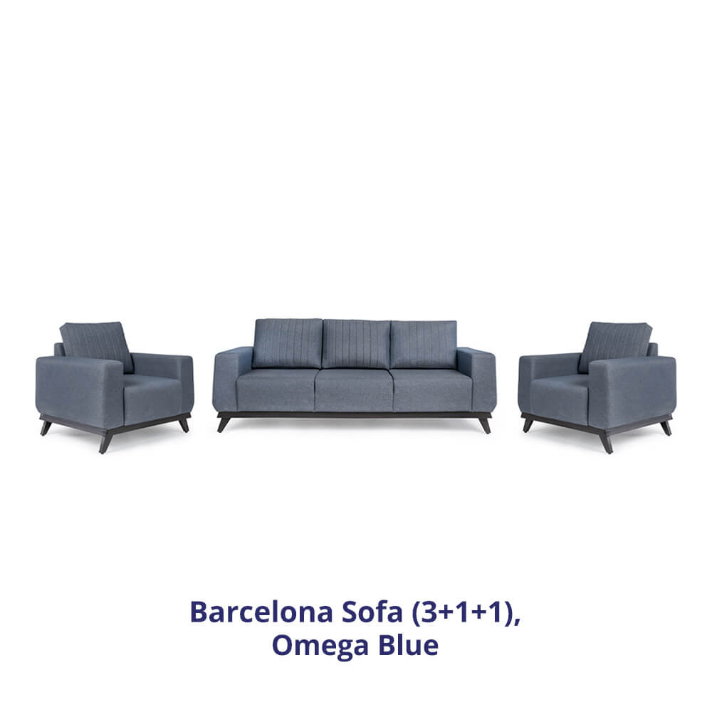 Wakefit Barcelona Sofa Set (3+1+1)