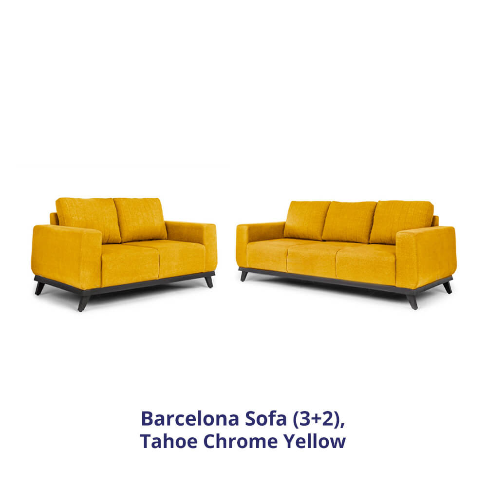 Wakefit Barcelona Sofa Set (3+2)