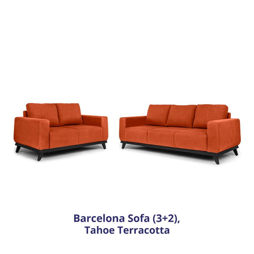 Wakefit Barcelona Sofa Set (3+2)