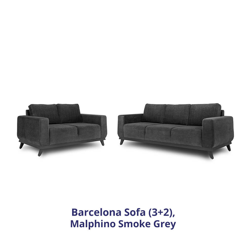 Wakefit Barcelona Sofa Set (3+2)