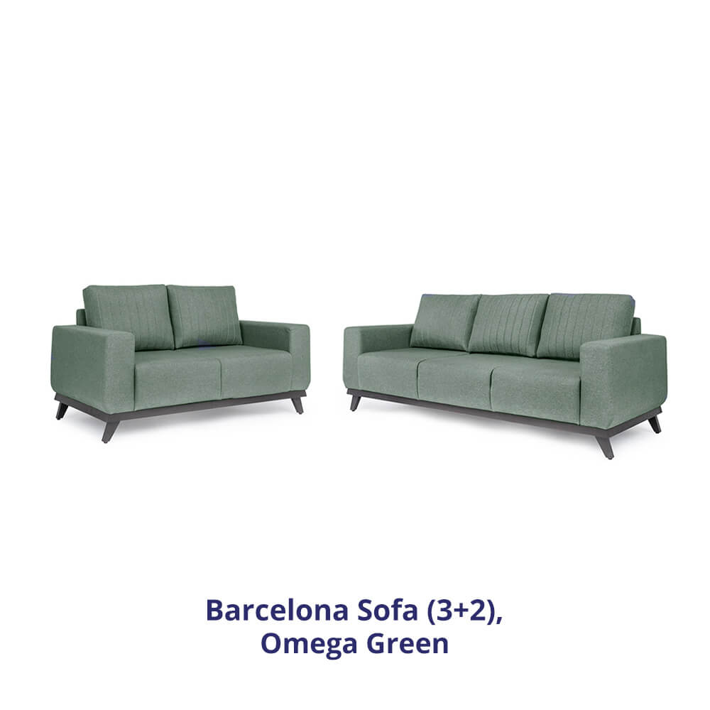 Wakefit Barcelona Sofa Set (3+2)