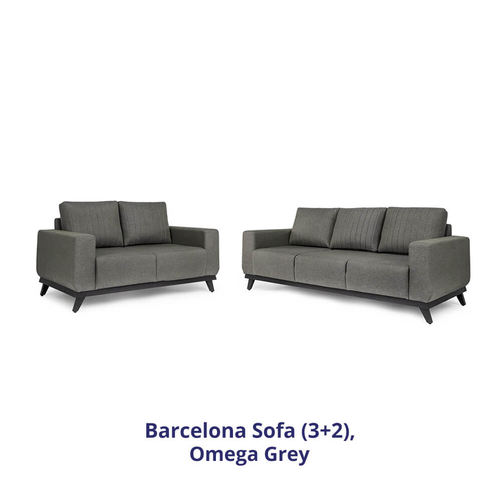 Wakefit Barcelona Sofa Set (3+2)