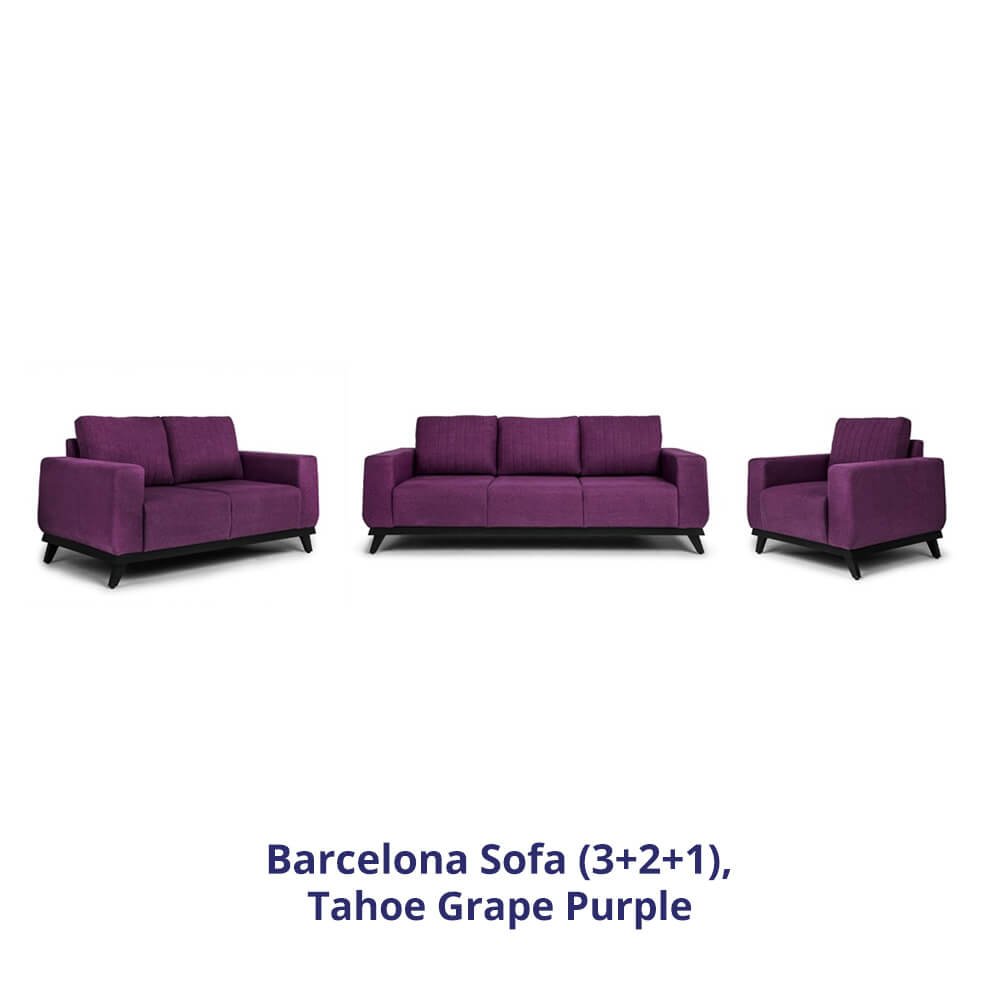 Wakefit Barcelona Sofa Set (3+2+1)