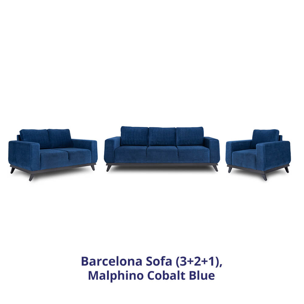 Wakefit Barcelona Sofa Set (3+2+1)