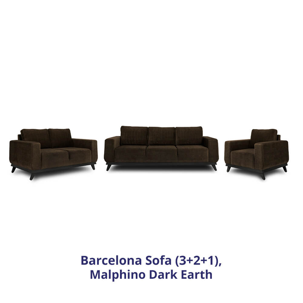 Wakefit Barcelona Sofa Set (3+2+1)