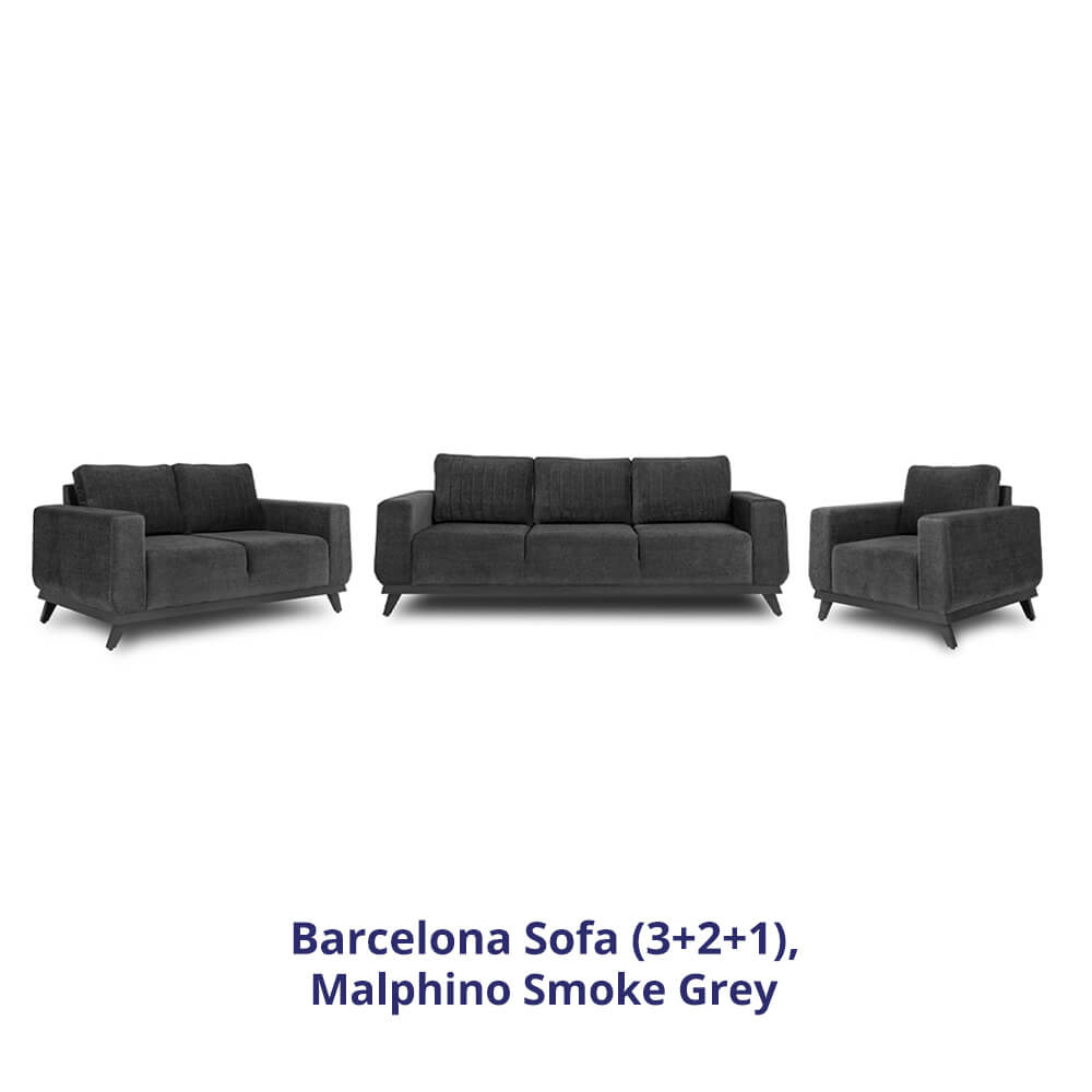 Wakefit Barcelona Sofa Set (3+2+1)