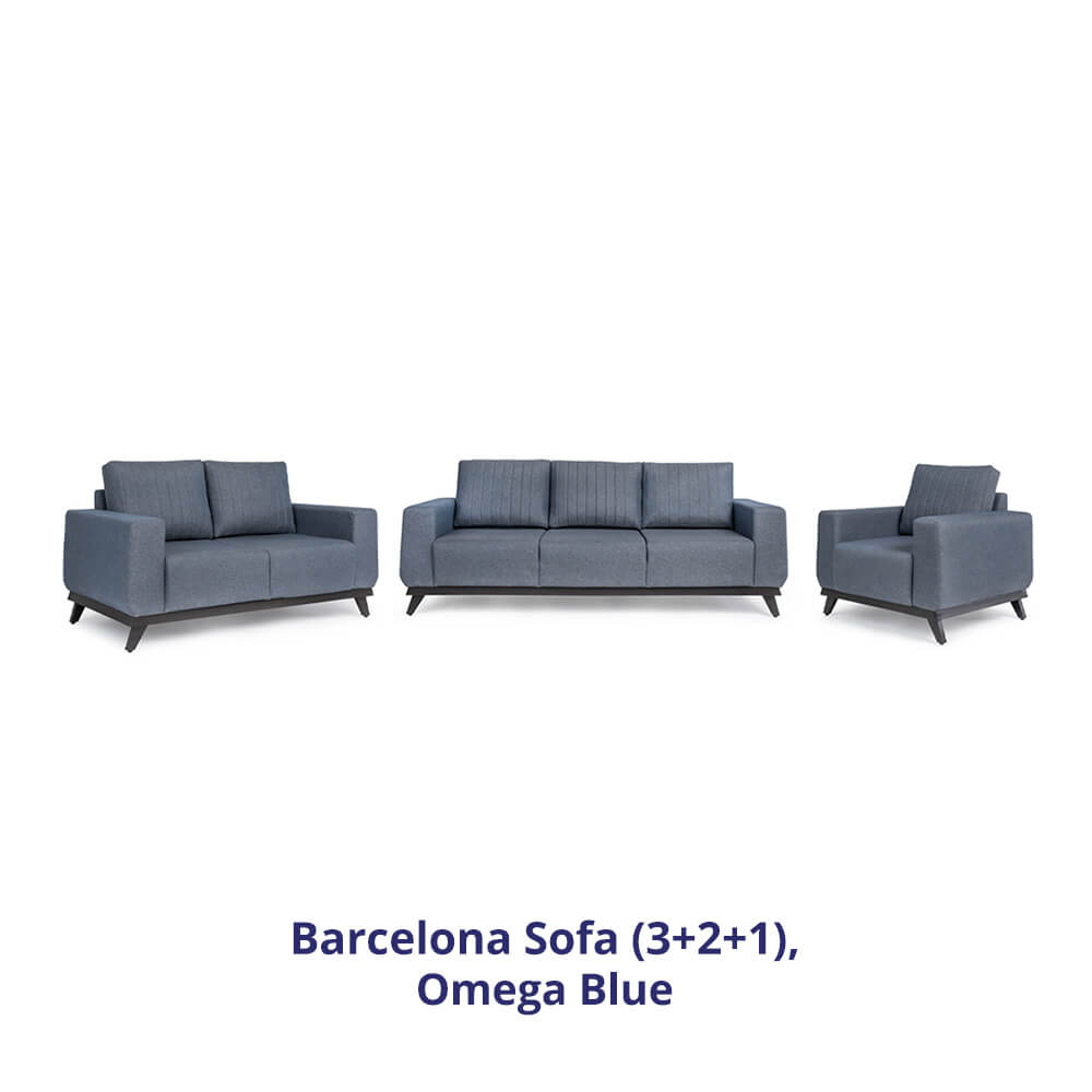 Wakefit Barcelona Sofa Set (3+2+1)